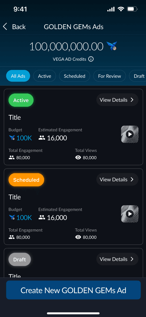 Seller profile